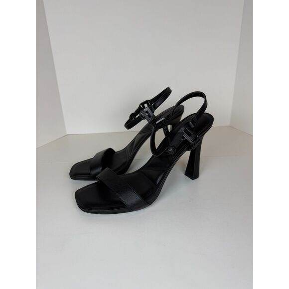 Karl Lagerfeld Women's Size 10M Black Cybil High-Heel Ankle Strap Sandals NWOB - Picture 4 of 11